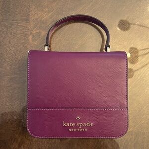 Purple Kate Spade Crossbody / Handle Bag